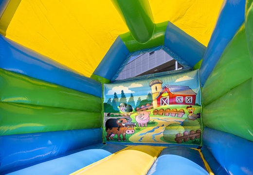 Midi springkasteel te koop in boerderij thema voor kinderen. Koop nu springkastelen online bij JB Inflatables Nederland