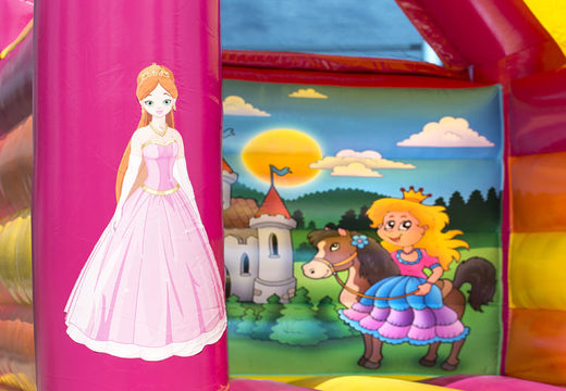 Midi opblaasbare luchtkussen bestellen in prinses thema voor kinderen. Luchtkussens zijn online te koop bij JB Inflatables Nederland