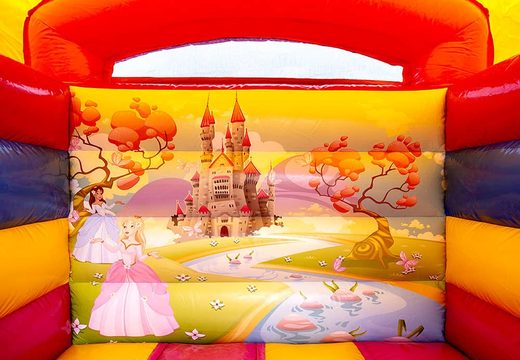 Klein luchtkussen overdekt kopen in prinses thema voor kinderen. Bestel luchtkussens online JB Inflatables Nederland