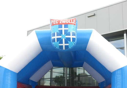 Gepersonaliseerde PEC Zwolle - A-frame springkastelen laten maken bij JB Promotions Nederland. Promotionele springkastelen in alle soorten en maten razendsnel op maat gemaakt