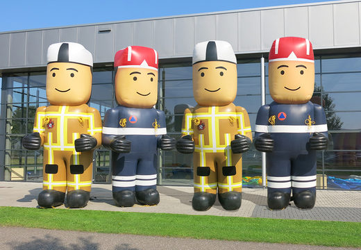 Koop opblaasbare brandweer poppen productvergroting. Bestel inflatable productvergroting nu online bij JB Inflatables Nederland 