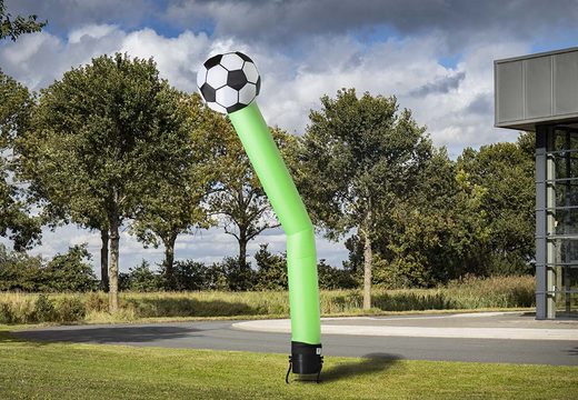 Koop nu online de skydancers met 3d bal van 6m hoog in groen bij JB Inflatables Nederland. Bestel deze skydancer direct vanuit onze voorraad