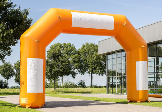 Oranje opblaasbare start & finish bogen direct online kopen bij JB Inflatables Nederland. Bestel nu start & finish bogen in standaard kleuren en afmetingen