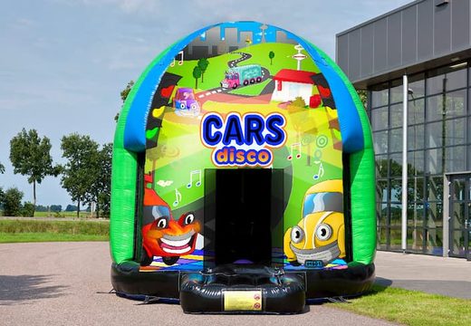 Koop nu multi-thema 3,5m springkussen in Cars thema voor kinderen. Opblaasbare springkussens te bestellen bij JB Inflatables Nederland