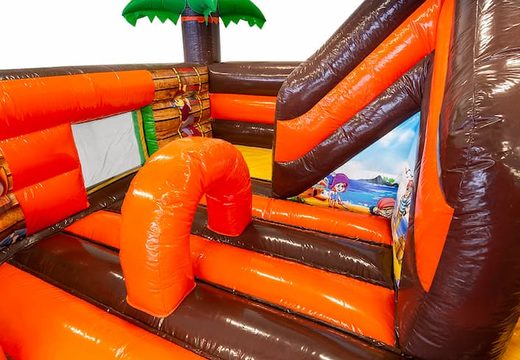 Multifunctioneel Funcity piraat springkussen bestellen voor kinderen. Koop springkussens online bij JB Inflatables Nederland