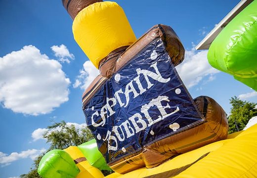 Opblaasbare schuim bubble park in thema piraat kopen voor kids