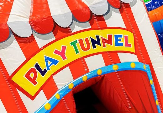 Play and fun circus kruiptunnel springkussen kopen voor kinderen. Bestel springkussens online bij JB Inflatables Nederland
