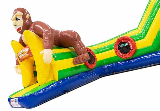 Bestel een kruiptunnel springkasteel in thema gorilla voor kinderen. Koop springkastelen online bij JB Inflatables Nederland