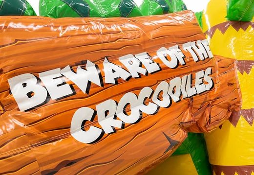 Play and fun krokodil kruiptunnel springkasteel kopen voor kinderen. Bestel springkastelen online bij JB Inflatables Nederland
