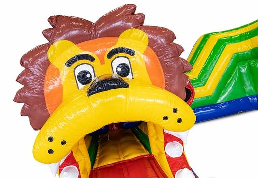 Bestel een kruiptunnel springkasteel in thema leeuw voor kinderen. Koop springkastelen online bij JB Inflatables Nederland
