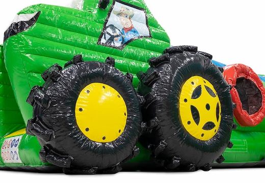 Play and fun tractor kruiptunnel springkussen kopen voor kinderen. Bestel springkussens online bij JB Inflatables Nederland