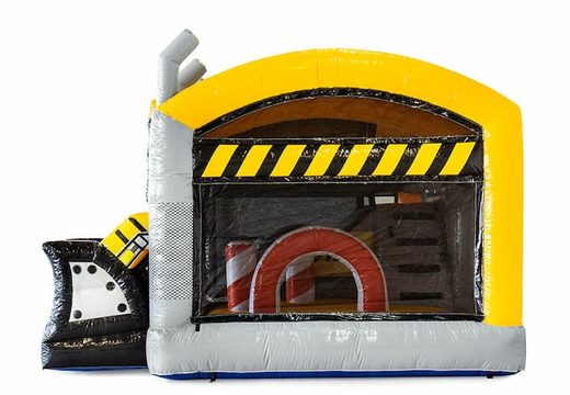 Springkasteel in thema heavy duty met een glijbaan en 3D objecten kopen voor kinderen. Bestel springkastelen online bij JB Inflatables Nederland