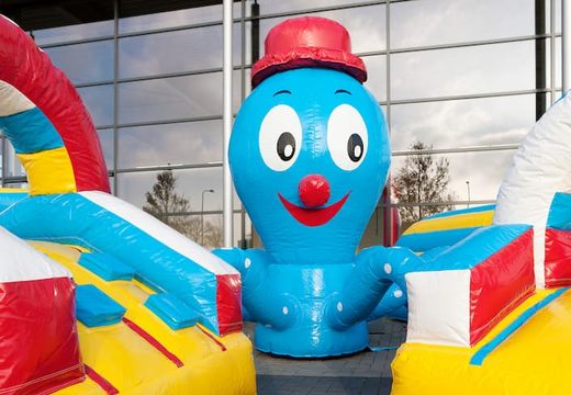 Bestel play fun speeleiland luchtkussen in octopus thema voor kids. Koop luchtkussens online bij JB Inflatables Nederland 