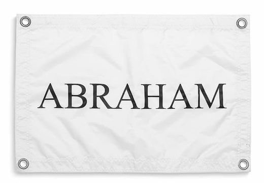 Banner voor Abraham 50 vijftig jaar jubileum feest kopen