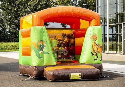 Klein springkasteel kopen in thema dino voor kinderen. Koop springkastelen online bij JB Inflatables Nederland