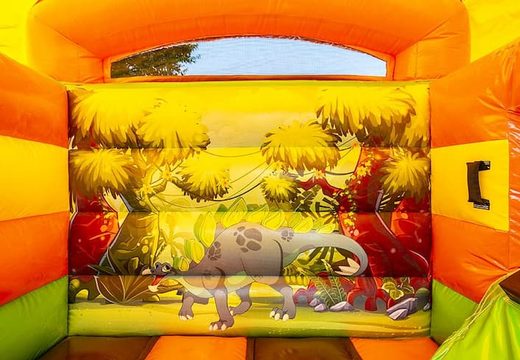 Klein overdekt multifun springkasteel bestellen in thema dino voor kinderen. Springkastelen te koop bij JB Inflatables Nederland online