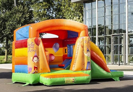 Klein multifun overdekt springkasteel  te koop in feest thema voor kinderen. Koop overdekt springkastelen online bij JB Inflatables Nederland