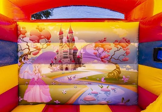 Klein overdekt multifun springkasteel kopen in thema prinses voor kinderen. Bestel springkastelen online bij JB Inflatables Nederland