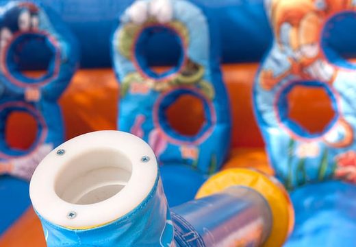 Koop Schiettent seaworld springkasteel met kanon spel voor kinderen. Bestel springkastelen online bij JB Inflatables Nederland