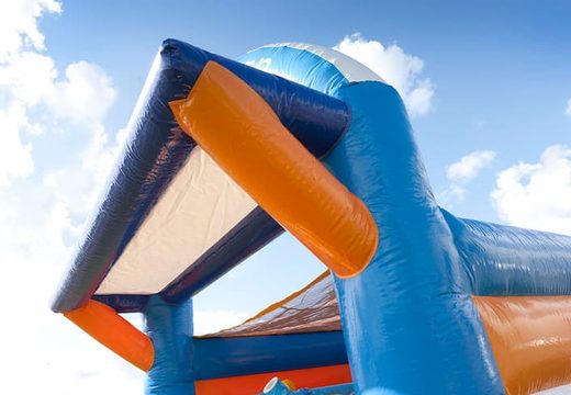 Koop Schiettent seaworld springkasteel met schiet spel voor kinderen. Bestel opblaasbare springkussens online bij JB Inflatables Nederland