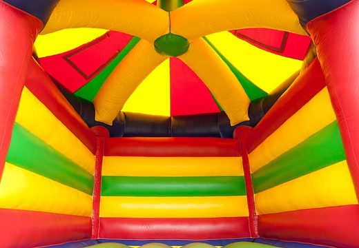 Standaard carrousel springkussen bestellen in circus thema voor kinderen. Springkussens te koop online bij JB Inflatables Nederland