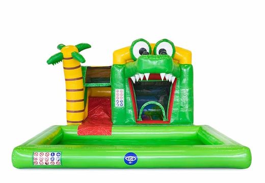 Multifunctioneel krokodil springkasteel bestellen bij JB Inflatables Nederland. Koop springkastelen online bij JB Inflatables Nederland