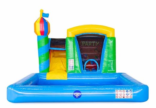 Mini Splash Bounce Party springkasteel voor kids bestellen bij JB Inflatables Nederland. Koop springkastelen online bij JB Inflatables Nederland