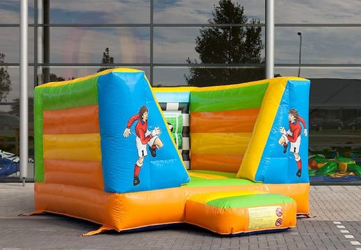 Mini open springkasteel te koop in het thema voetbal voor kinderen. Koop springkastelen online bij JB Inflatables Nederland