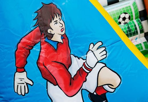 Klein open luchtkussen bestellen in het thema voetbal voor kinderen. Bestel springkussens online bij JB Inflatables Nederland