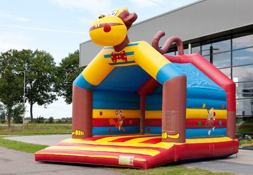 Super springkasteel overdekt kopen in aap thema voor kinderen. Koop springkastelen online bij JB Inflatables Nederland