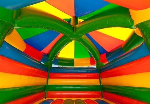 Groot carrousel springkasteel overdekt kopen in standaard thema voor kinderen. Bestel springkastelen online bij JB Inflatables Nederland