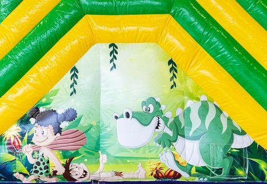 Bestel opblaasbaar multiplay springkasteel in thema dino met of zonder bad voor kinderen bij JB Inflatables Nederland. Koop springkastelen online bij JB Inflatables Nederland