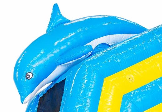Multifunctioneel dolfijn waterglijbaan springkasteel kopen bij JB Inflatables Nederland. Bestel springkastelen online bij JB Inflatables Nederland