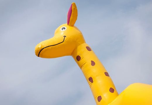 Groot springkasteel overdekt kopen in thema giraffe voor kinderen. Koop springkastelen online bij JB Inflatables Nederland 