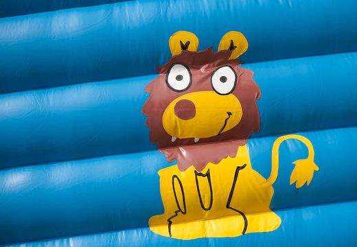 Super springkussen overdekt kopen met vrolijke animaties in giraffe thema voor kinderen. Koop springkussens online bij JB Inflatables Nederland