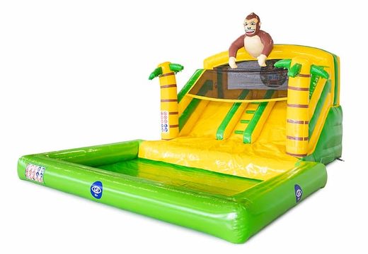 Splashy slide jungle springkasteel voor kids bestellen bij JB Inflatables Nederland. Koop springkastelen online bij JB Inflatables Nederland