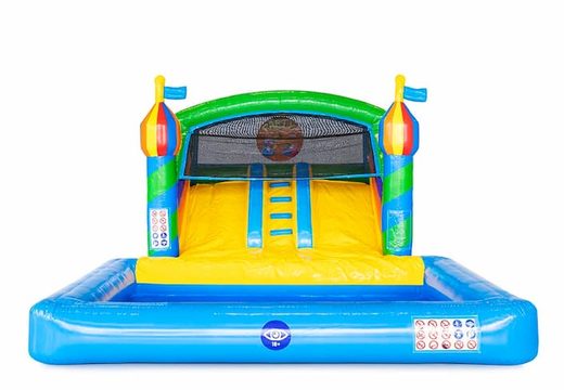 Splashy slide party springkasteel kopen voor kinderen bij JB Inflatables Nederland. Bestel springkastelen online bij JB Inflatables Nederland
