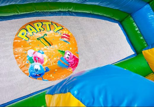 Opblaasbaar splashy slide party springkasteel voor kinderen bestellen bij JB Inflatables Nederland. Koop springkastelen online bij JB Inflatables Nederland