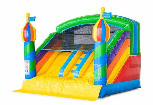 Multiplay splashy slide party springkasteel kopen voor kids bij JB Inflatables Nederland. Bestel springkastelen online bij JB Inflatables Nederland