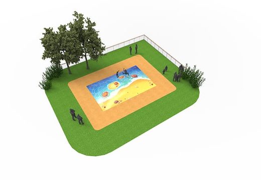 Bestel opblaasbare airmountain in thema beach voor kinderen. Koop opblaasbare springberg nu online bij JB Inflatables Nederland