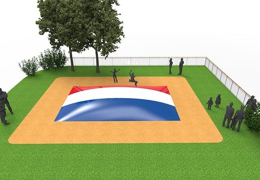 Nederlandse vlag springberg voor kids kopen. Bestel opblaasbare airmountain nu online bij JB Inflatables Nederland