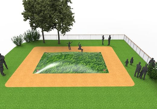 Opblaasbare airmountain in thema gras kopen voor kids. Bestel opblaasbare springbergen nu online bij JB Inflatables Nederland