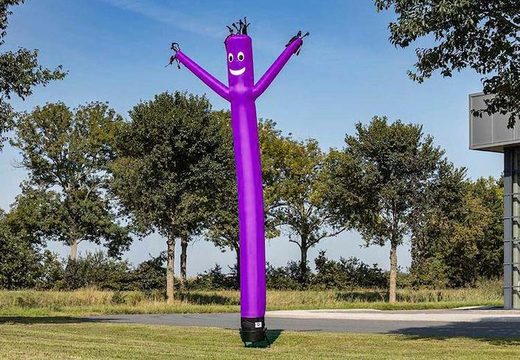 Skydancer paars 8 meter lang kopen als blikvanger voor bedrijfsopeningen en meer