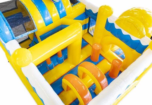 Opblaasbaar springkasteel in rubber duck thema bestellen voor kinderen