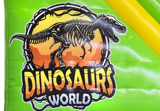 Opblaasbare compacte glijbaan voor kinderen in dinosauriërs thema bestellen