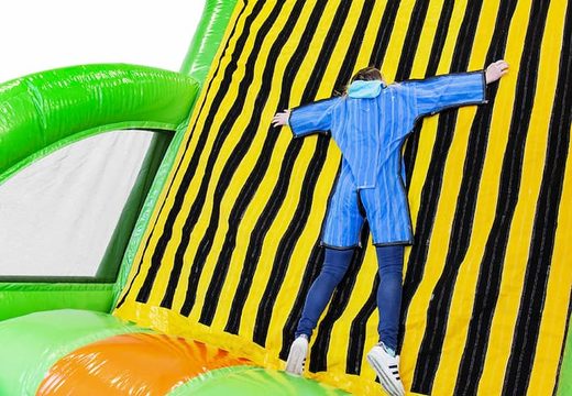 Professionele opblaas attractie klittenband muur spel te koop voor feest jeugd kids plakken bij JB Inflatables