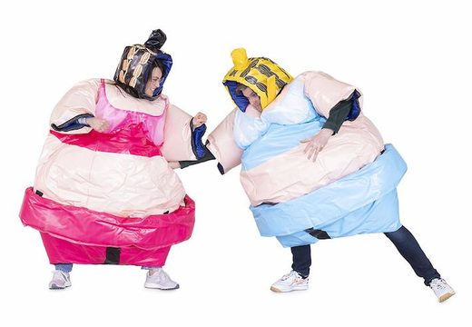2 sumo pakken big mama in het roze en in het blauw om te worstelen te koop