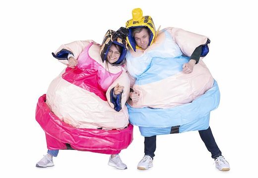 2 sumo pakken big mama in het roze en in het blauw om te worstelen bestellen 