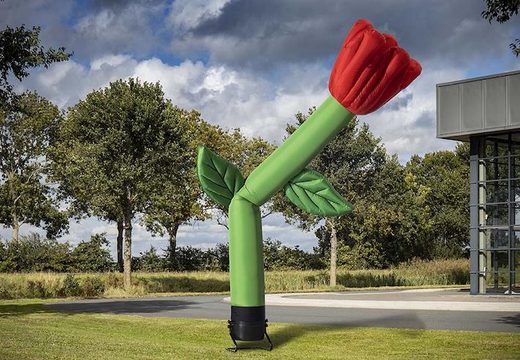 Bestel de 4.5m hoge opblaasbare skydancer roos nu online bij JB Inflatables Nederland. Koop inflatable airdancers in standaard kleuren en afmetingen direct online