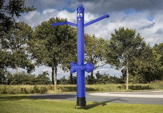 Bestel een opblaasbare 6m skydancer 3d richtingspijl in donkerblauw bij JB Inflatables Nederland. Koop inflatable airdancers in standaard kleuren en afmetingen direct online